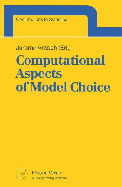 Produktbild: Computational Aspects of Model Choice