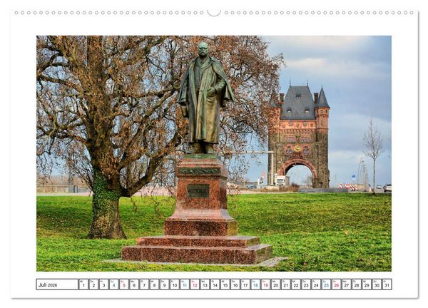 Produktbild: Worms - Ansichtssache (hochwertiger Premium Wandkalender 2026 DIN A2 quer), Kunstdruck in Hochglanz