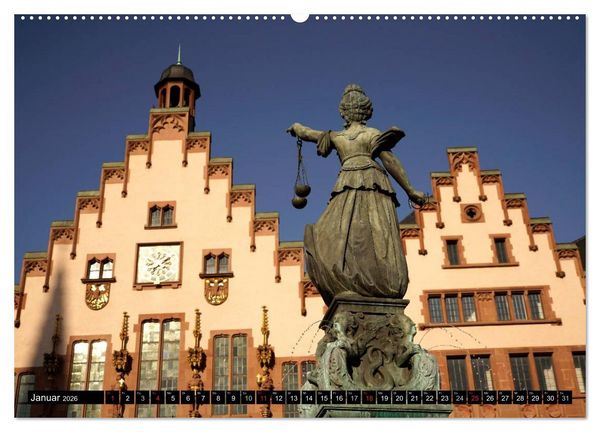 Produktbild: Frankfurt am Main (hochwertiger Premium Wandkalender 2026 DIN A2 quer), Kunstdruck in Hochglanz