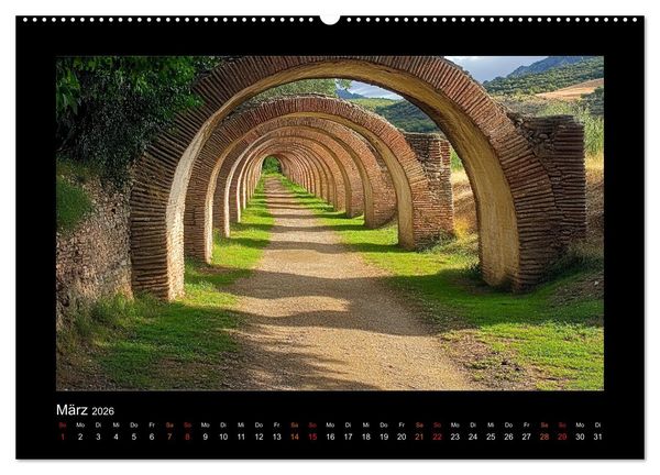 Produktbild: Geheimnisvolle Wege (hochwertiger Premium Wandkalender 2026 DIN A2 quer), Kunstdruck in Hochglanz