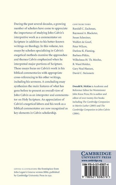 Produktbild: Calvin and the Bible