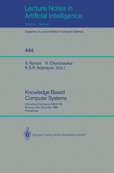 Produktbild: Knowledge Based Computer Systems