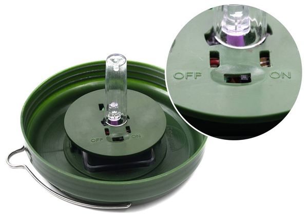 Produktbild: Gardigo Solar Insektenfalle Lockstoff, LED-Licht Wespenfalle (&Oslash; x H) 93 mm x 117 mm Gr&uuml;n 1 St.