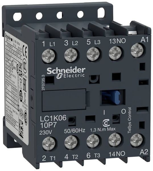 Schneider Electric LC1K0610P7 Schütz 1 Schließer 1St.