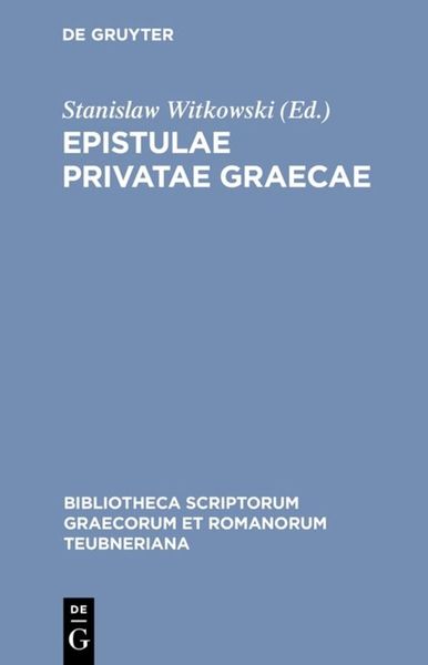 Produktbild: Epistulae privatae graecae