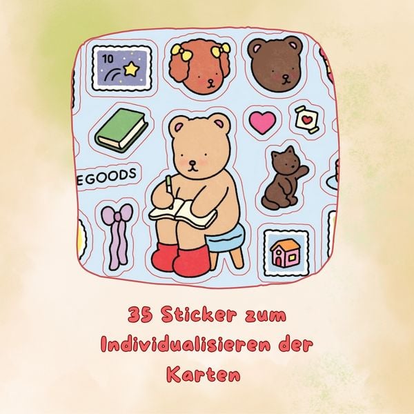 Produktbild: Bobbie Goods Postkarten Ausmalblock (offizielle deutsche Ausgabe)