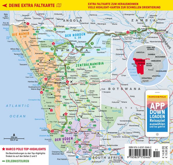 Produktbild: MARCO POLO Reisef&uuml;hrer Namibia