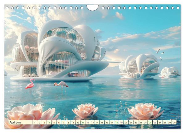 Produktbild: Science-Fiction Wasserwelten (Wandkalender 2026 DIN A4 quer), CALVENDO Monatskalender