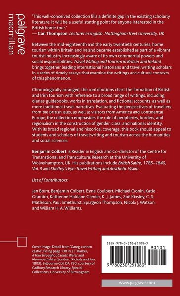 Produktbild: Travel Writing and Tourism in Britain and Ireland