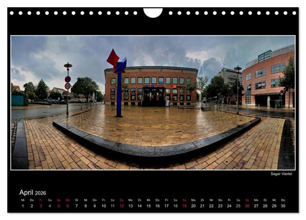 Produktbild: Neum&uuml;nster - Meine Stadt (Wandkalender 2026 DIN A4 quer), CALVENDO Monatskalender
