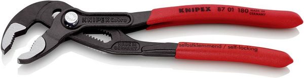 Produktbild: Knipex COBRA 87 01 180 Wasserpumpenzange Schl&uuml;sselweite (metrisch) 36mm 180mm