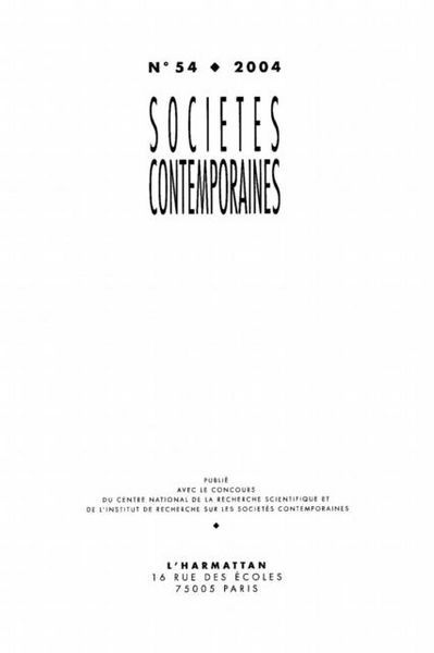 Produktbild: Societe contemporaine no. 54
