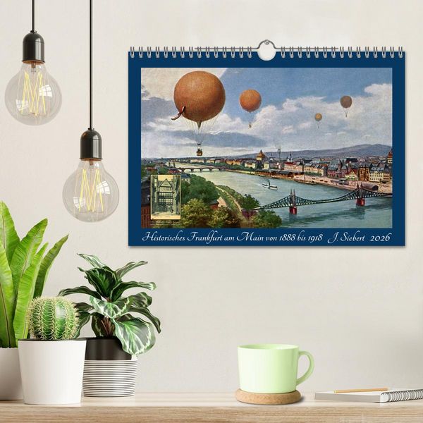 Produktbild: Historisches Frankfurt am Main von 1888 bis 1918 (Wandkalender 2026 DIN A4 quer), CALVENDO Monatskalender