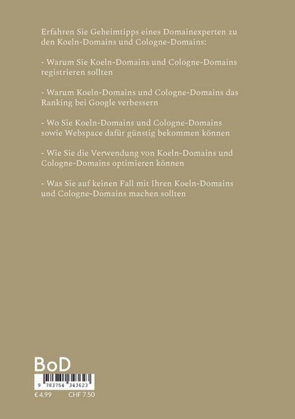 Produktbild: Warum Sie Koeln-Domains und Cologne-Domains f&uuml;r Ihre K&ouml;ln-Webseiten verwenden sollten...