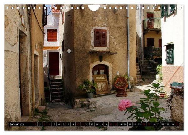 Produktbild: Kroatische Adria - Von Opatija bis Krk (Wandkalender 2026 DIN A4 quer), CALVENDO Monatskalender