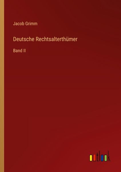 Produktbild: Deutsche Rechtsalterth&uuml;mer