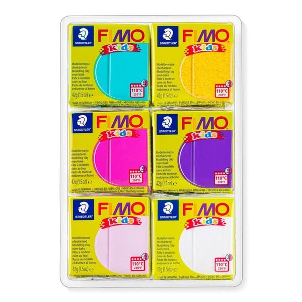 Produktbild: STAEDTLER FIMO kids Colour Pack - girlie 6x42g