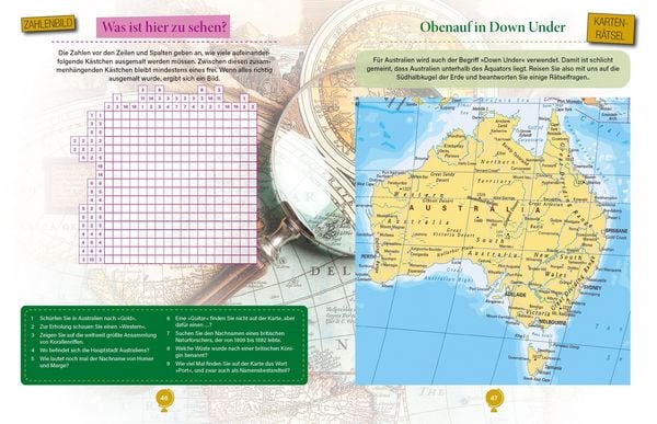 Produktbild: Geografie R&auml;tselbuch