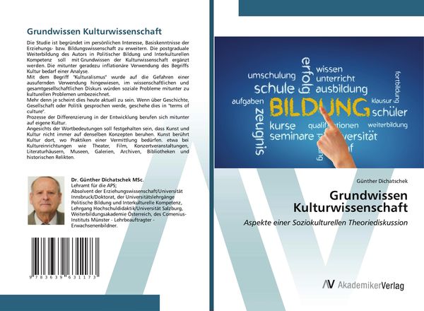 Grundwissen Kulturwissenschaft, Taschenbuch von Günther Dichatschek, AV Akademikerverlag, 9783639631173