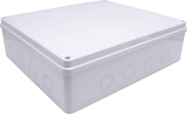 Produktbild: TRU COMPONENTS TC-RB 400x350x120 TC-10275084 Installations-Geh&auml;use ABS Kunststoff Wei&szlig; 1St.
