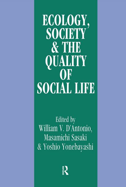 Produktbild: Ecology, World Resources and the Quality of Social Life