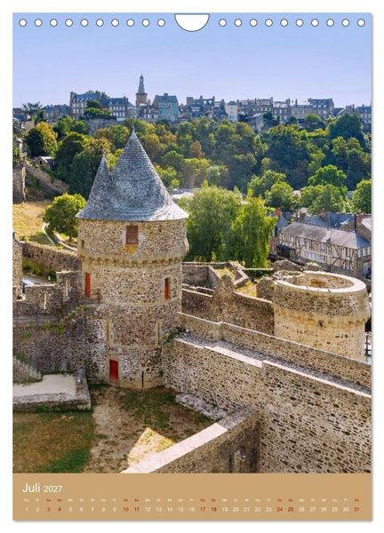 Produktbild: Facetten der Bretagne. Granit, Meer und Geschichte (Wandkalender 2027 DIN A4 hoch), CALVENDO Monatskalender