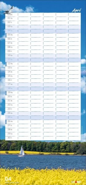 Produktbild: Meerzeit Familienplaner 2027