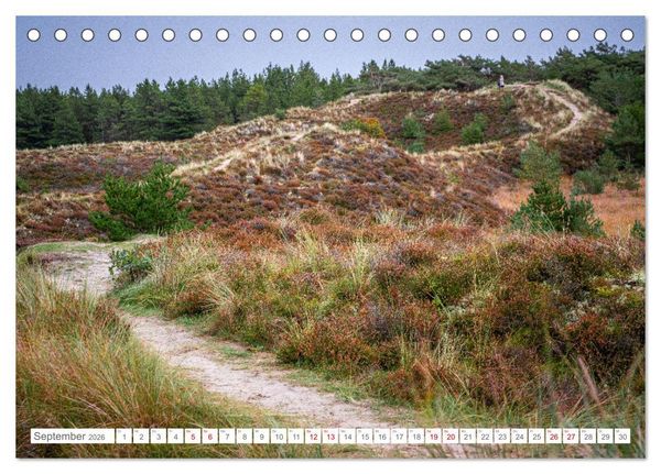 Produktbild: Naturerlebnis R&oslash;m&oslash; (Tischkalender 2026 DIN A5 quer), CALVENDO Monatskalender