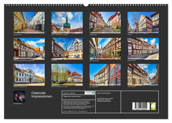 Produktbild: Osterode Impressionen (hochwertiger Premium Wandkalender 2026 DIN A2 quer), Kunstdruck in Hochglanz