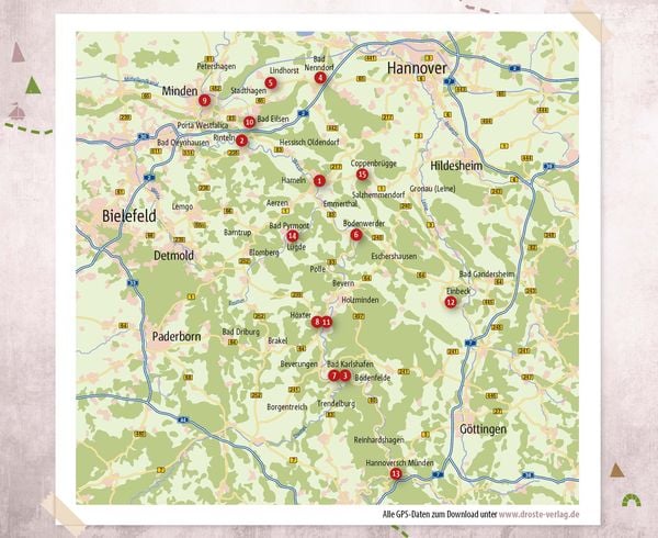 Produktbild: Weserbergland. Radeln für die Seele