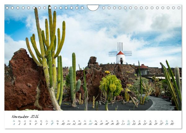 Produktbild: Lanzarote - Inselgl&uuml;ck im Atlantik (Wandkalender 2026 DIN A4 quer), CALVENDO Monatskalender