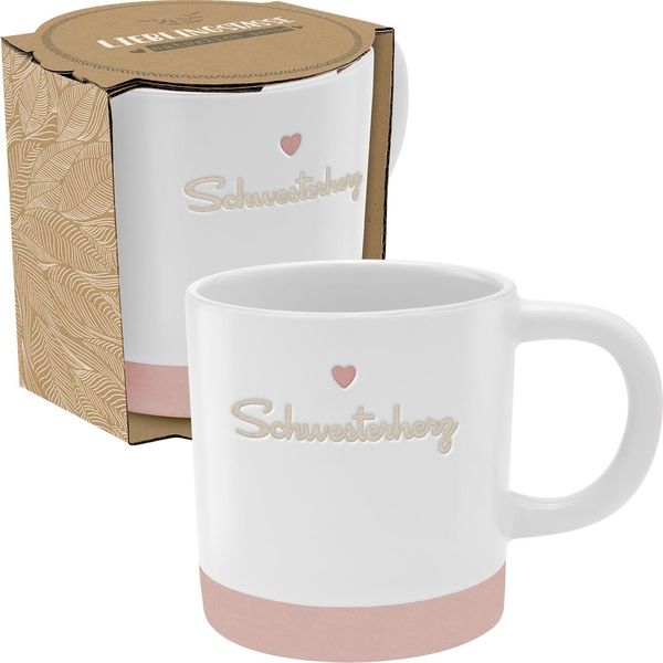 Produktbild: GRUSS & CO Tasse mit Gravur "Schwesterherz"