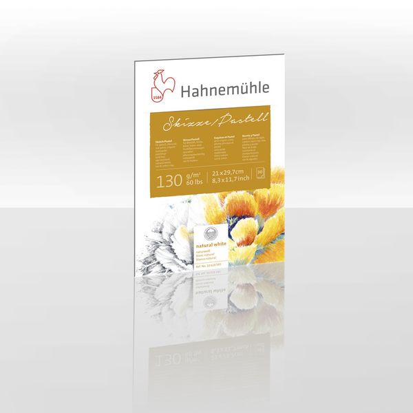 Produktbild: Hahnem&uuml;hle Papier Skizze/Pastell, DIN A 4, 130 g/m&sup2;