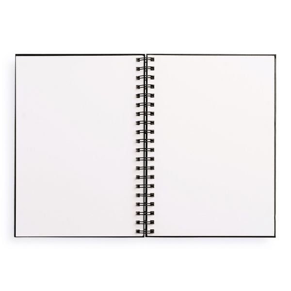 Produktbild: Sketchbook 7 X 10 Black Spiral Hardcover Mixed Media Sketchbook for Drawing