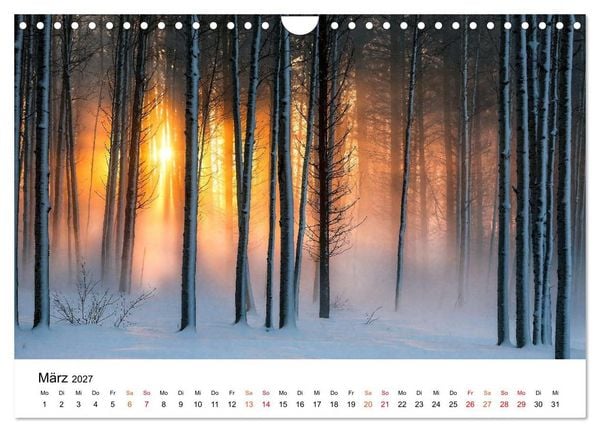 Produktbild: Sonnenjahr (Wandkalender 2027 DIN A4 quer), CALVENDO Monatskalender