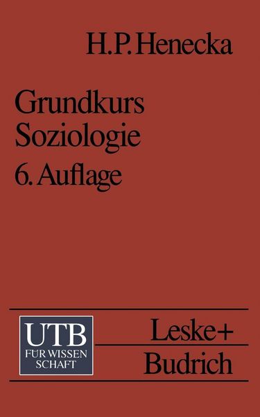 Produktbild: Grundkurs Soziologie