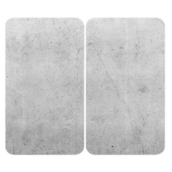 Produktbild: Herdabdeckplatte Universal Mod. Beton, 2er Set, f&uuml;r alle Herdarten geeignet