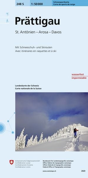 Produktbild: 248S Pr&auml;ttigau Schneesportkarte