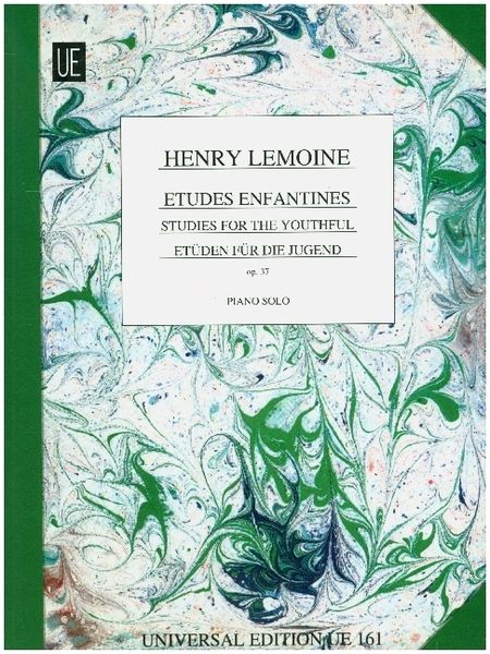 Produktbild: Lemoine, H: Et&uuml;den f&uuml;r die Jugend. Etudes enfantines. Studie