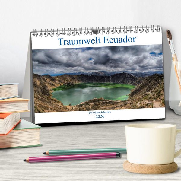 Produktbild: Traumwelt Ecuador (Tischkalender 2026 DIN A5 quer), CALVENDO Monatskalender