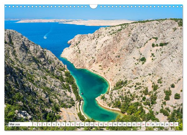 Produktbild: Kroatien - Perle des Balkans (Wandkalender 2026 DIN A3 quer), CALVENDO Monatskalender
