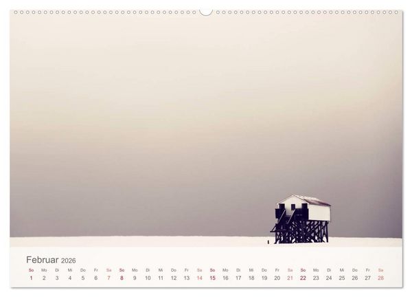Produktbild: Das "Nordsee-Gef&uuml;hl" (hochwertiger Premium Wandkalender 2026 DIN A2 quer), Kunstdruck in Hochglanz