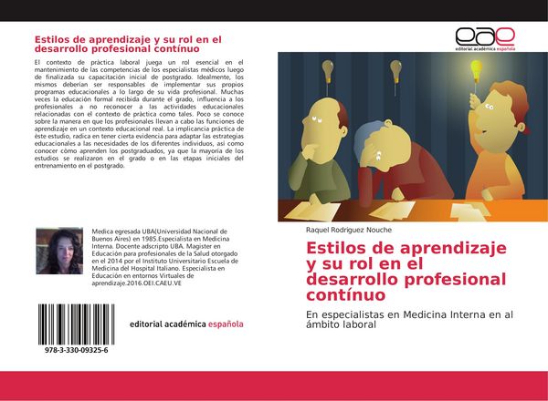 Produktbild: Estilos de aprendizaje y su rol en el desarrollo profesional cont&iacute;nuo