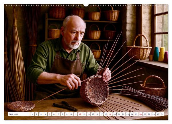Produktbild: Traditionelle Gewerke (hochwertiger Premium Wandkalender 2026 DIN A2 quer), Kunstdruck in Hochglanz