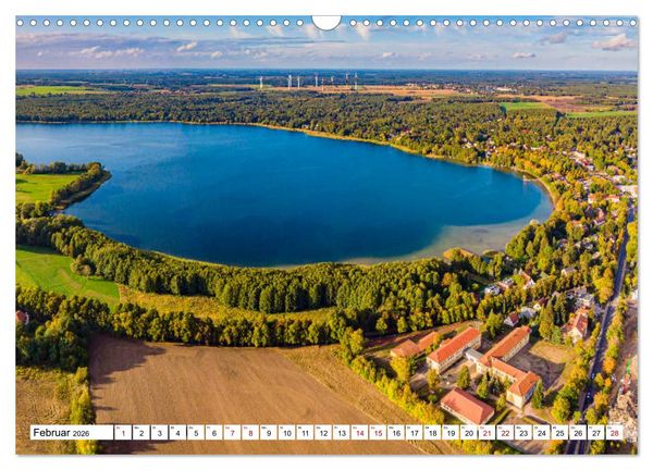 Produktbild: Ostbrandenburg von oben (Wandkalender 2026 DIN A3 quer), CALVENDO Monatskalender