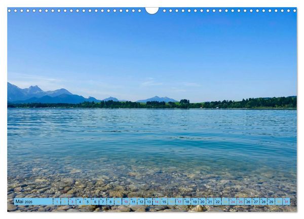 Produktbild: Sch&ouml;ner Forggensee (Wandkalender 2026 DIN A3 quer), CALVENDO Monatskalender