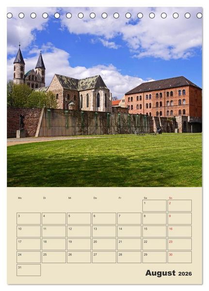 Produktbild: Komm nach Magdeburg (Tischkalender 2026 DIN A5 hoch), CALVENDO Monatskalender