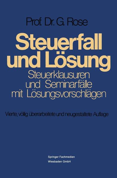 Produktbild: Steuerfall und L&ouml;sung