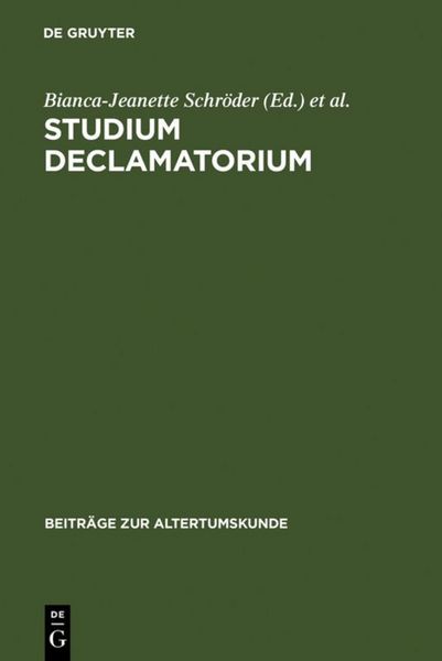 Produktbild: Studium declamatorium