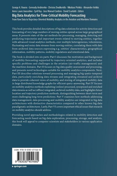Produktbild: Big Data Analytics for Time-Critical Mobility Forecasting